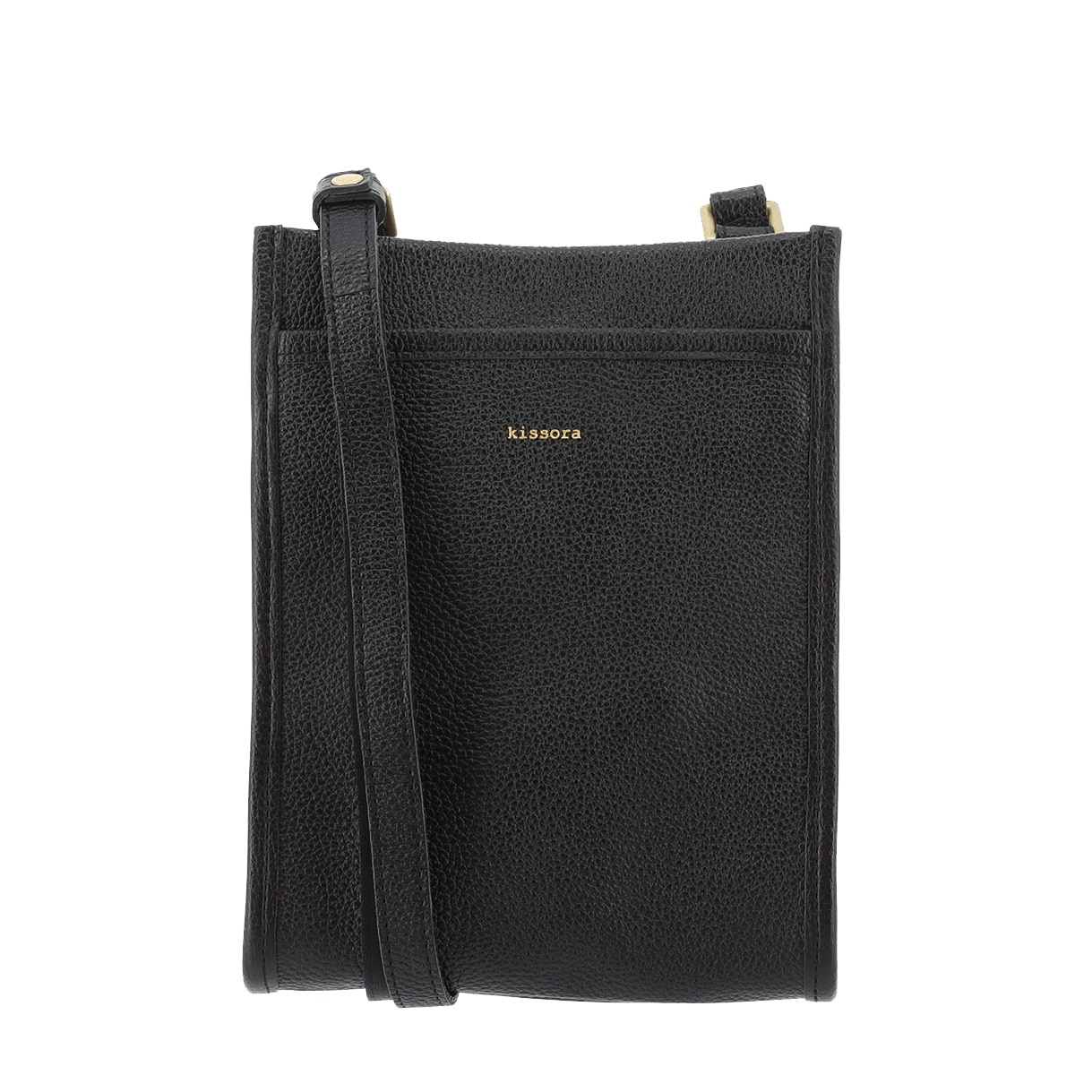 kissora キソラ ショルダーバッグ クオドロ KIOB-119 牛革 日本製 ブラック