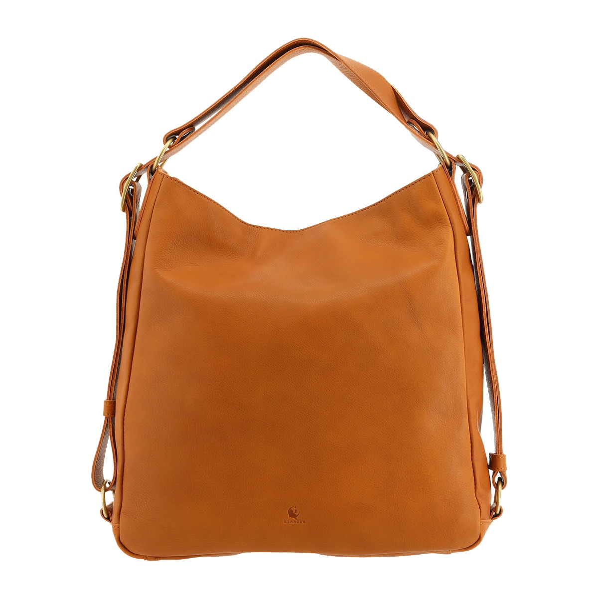kissora キソラ リュック オリーブヌメ レディース KIOB-134 2WAY ハンドバッグ リュックサック 牛革 日本製 キャメル