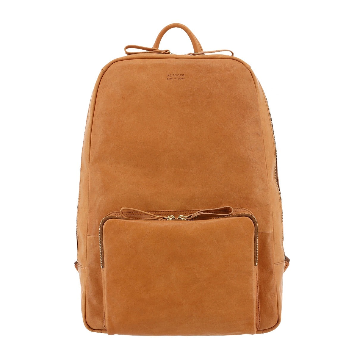 kissora キソラ リュック フレックスウォッシュ ユニセックス KIOB-166 リュックサック B4 牛革 日本製 キャメル