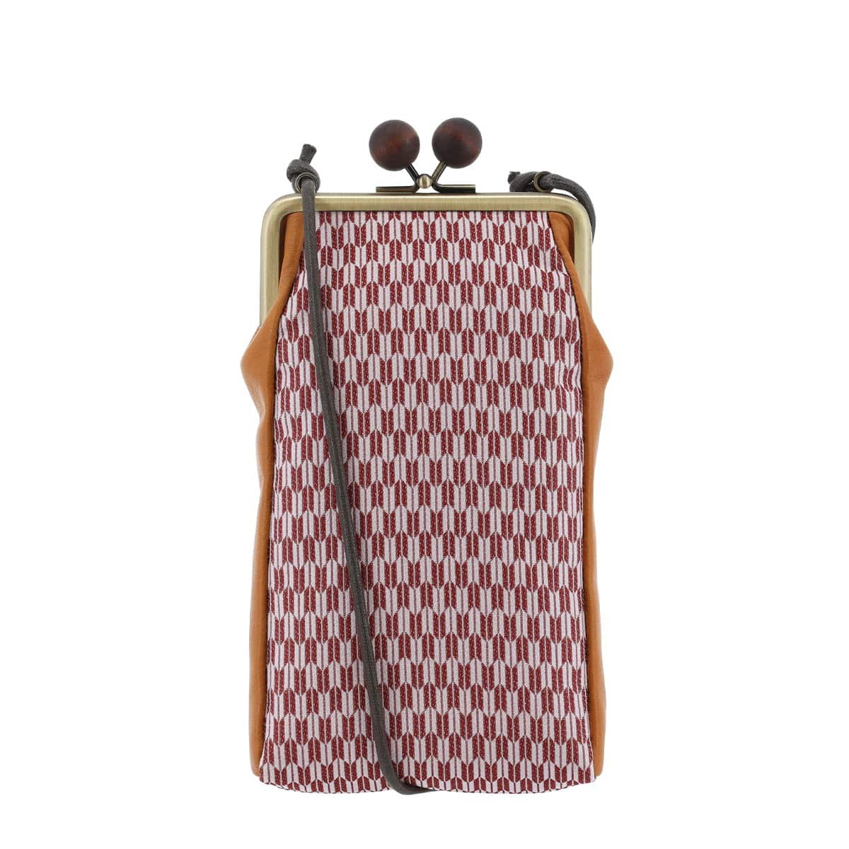 kissora キソラ スマホショルダー KIPM-021 京織 矢羽根ピンク