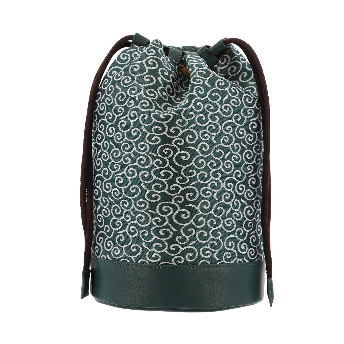 kissora キソラ 巾着バッグ 信玄袋 KIPM-022 京織 唐草グリーン