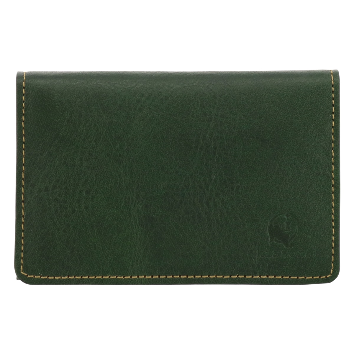 kissora キソラ 名刺入れ カードケース 本革 セラゾール レディース KIPT-041 日本製 カード入れ 牛革 レザー シンプル 大人 上品 グリーン