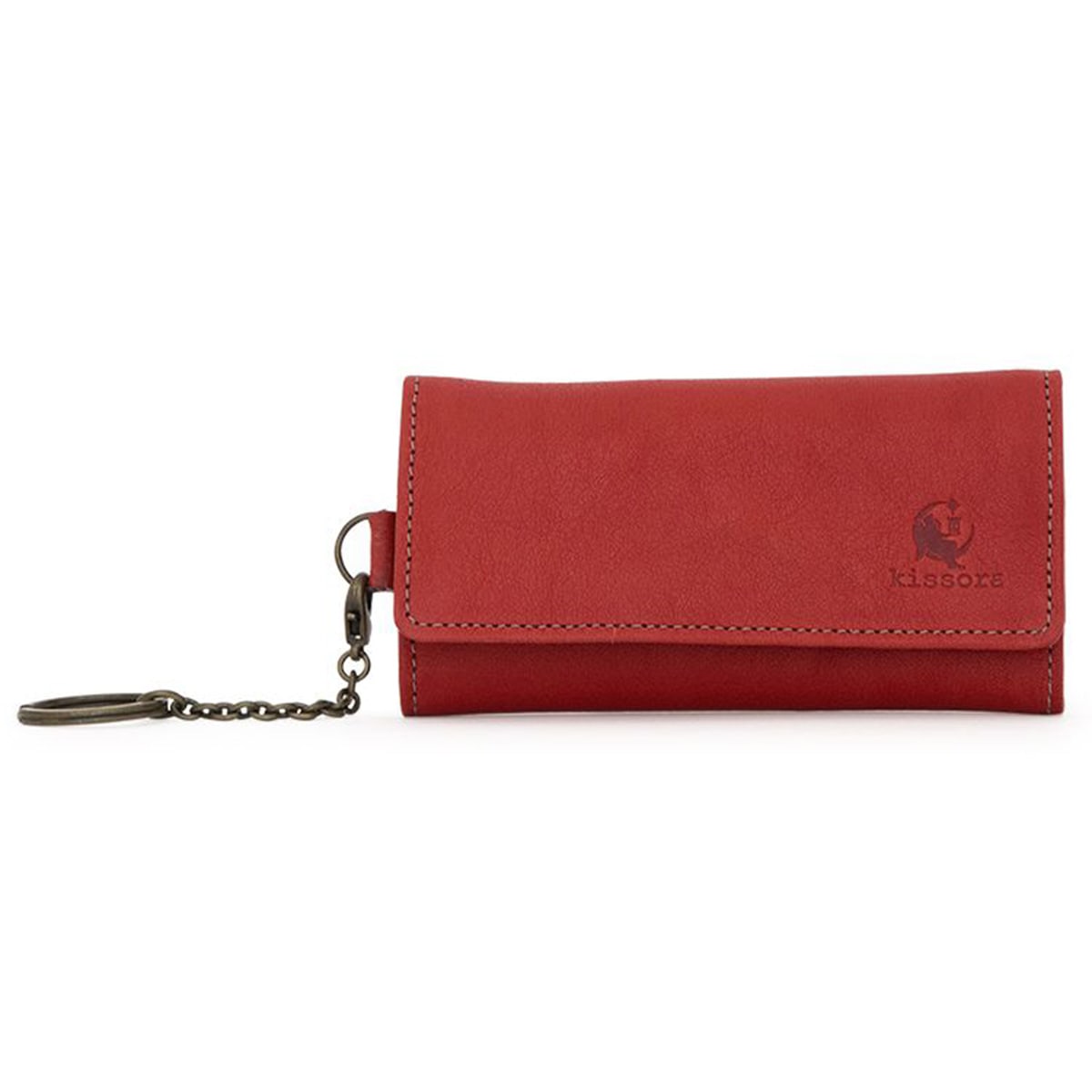 kissora キソラ キーケース 日本製 本革 レディース KIPT-055 レッド