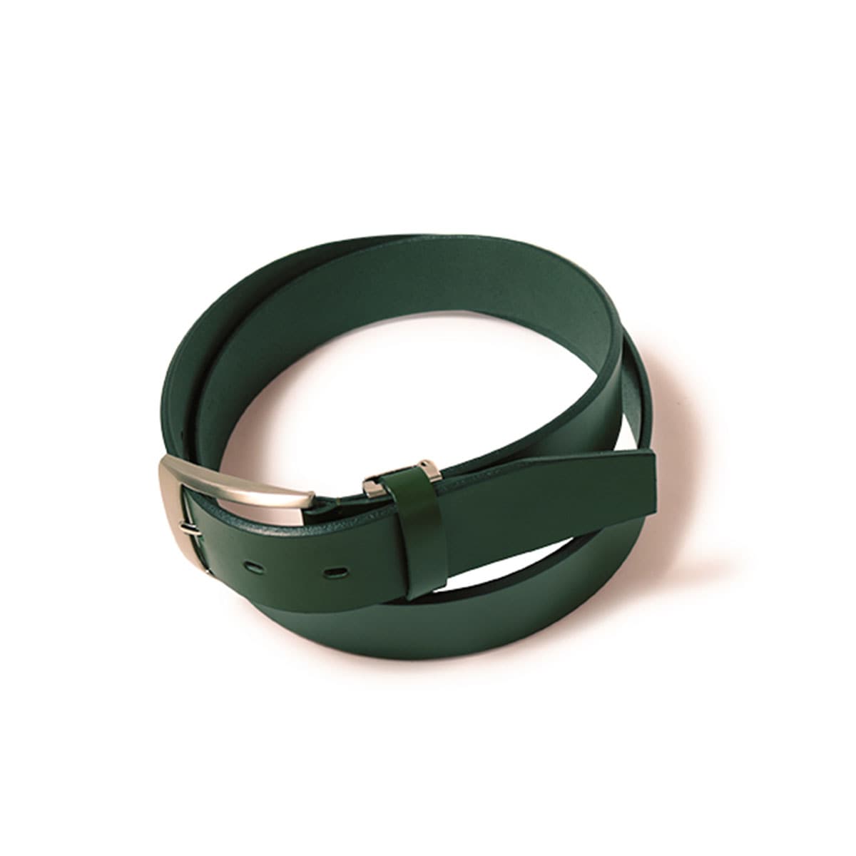 kissora キソラ ベルト ピンタイプ メンズ KISN-002 ビジネス カジュアル フォーマル 本革 牛革 姫路レザー グリーン