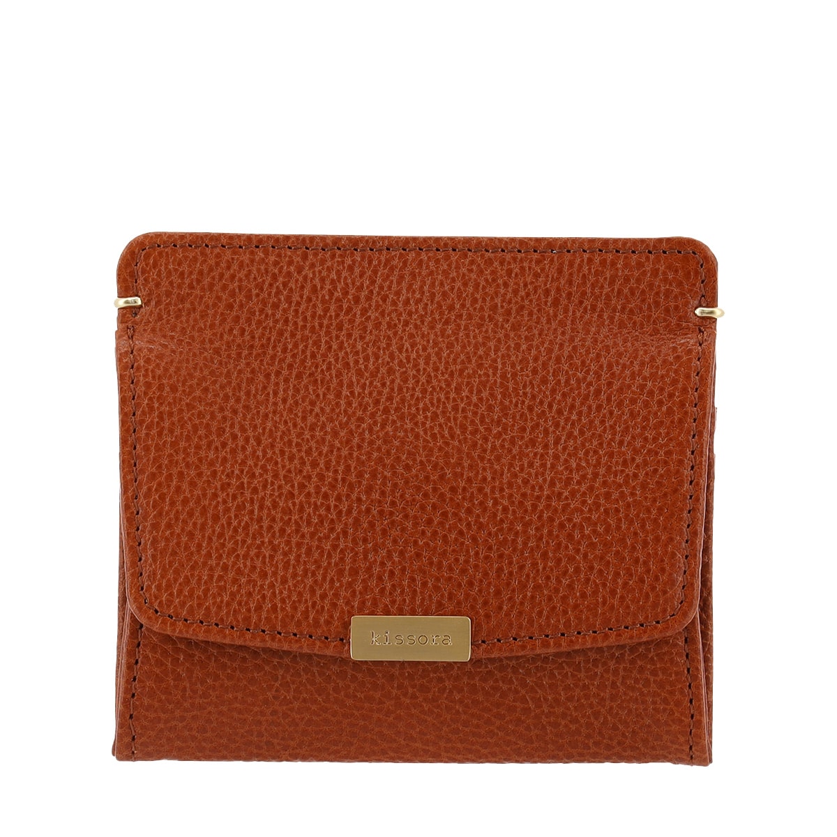 kissora キソラ コインケース BOX型 ソリド KISP-004 小銭入れ カードケース キャメル