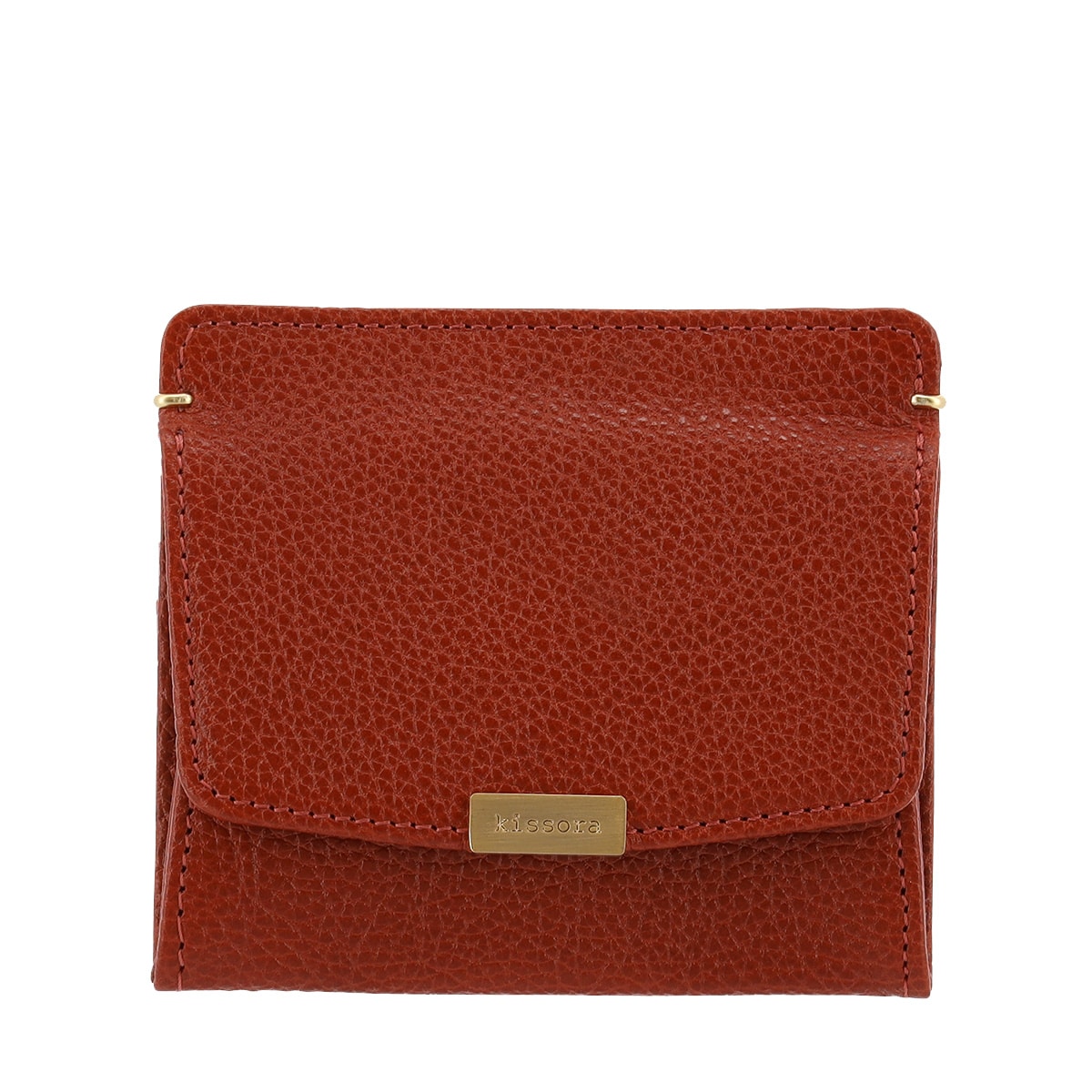 kissora キソラ コインケース BOX型 ソリド KISP-004 小銭入れ カードケース オレンジ