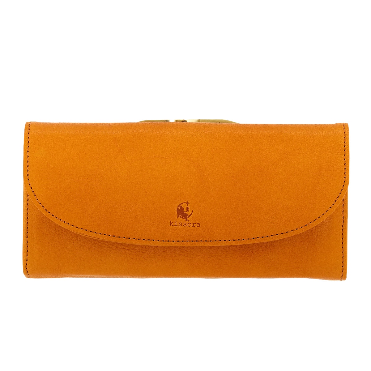 kissora キソラ 長財布 ベリッシマ KISP-005 口金 札入れ 小銭入れ 牛革 日本製 キャメル