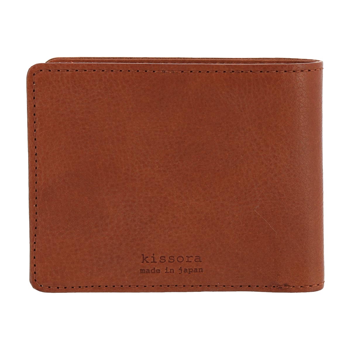 kissora キソラ 二つ折り財布 ロロマ シュリンク ユニセックス KITL-087 牛革 本革 レザー 日本製 レディース ブラウン