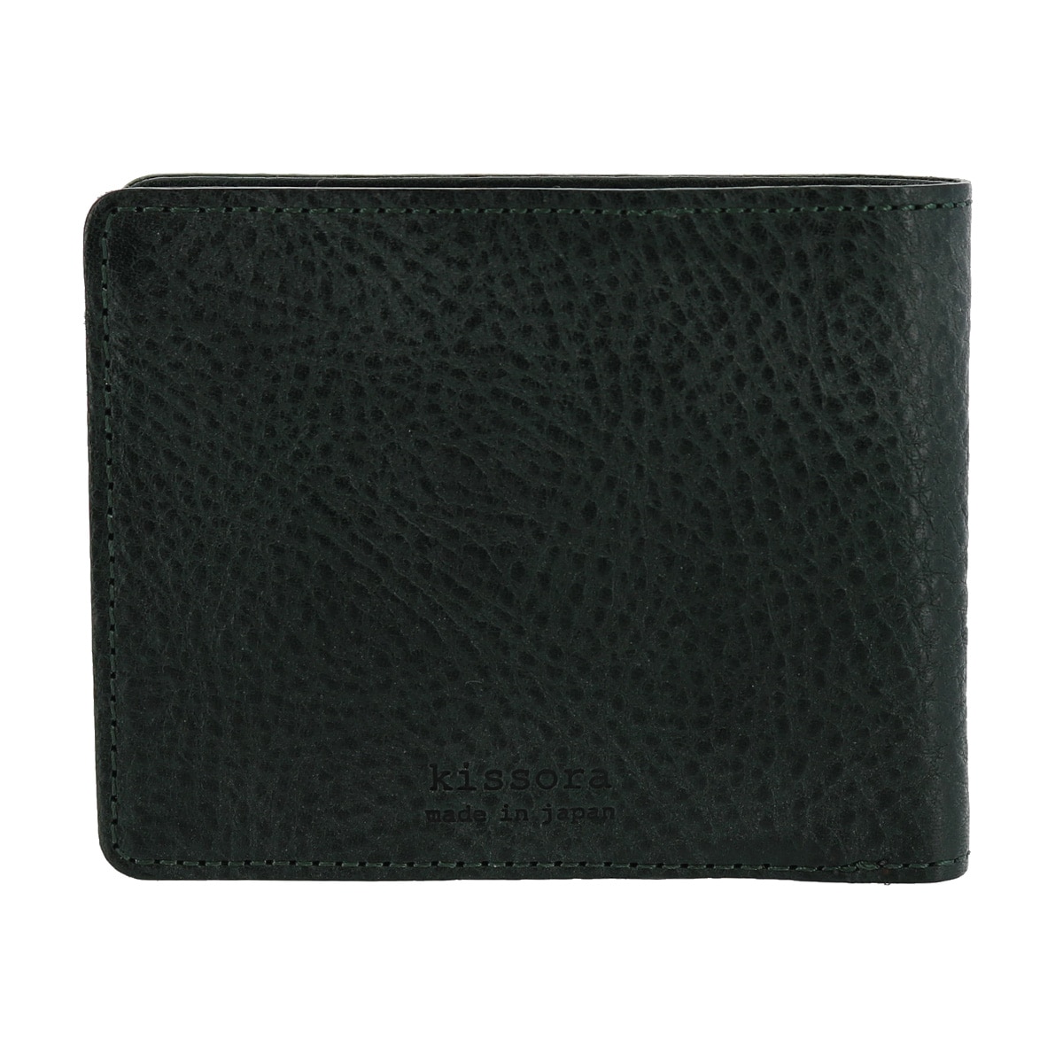 kissora キソラ 二つ折り財布 ロロマ シュリンク ユニセックス KITL-087 牛革 本革 レザー 日本製 レディース グリーン