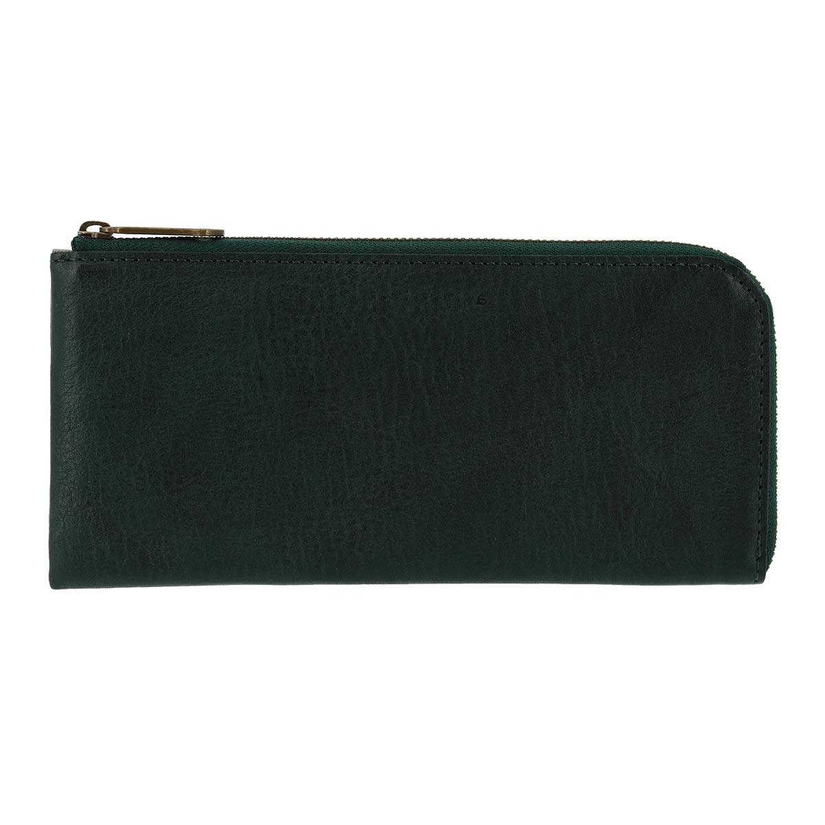 kissora キソラ 長財布 本革 KITL-089 ロロマ シュリンク L字ファスナー 財布 レザー 日本製 レディース グリーン