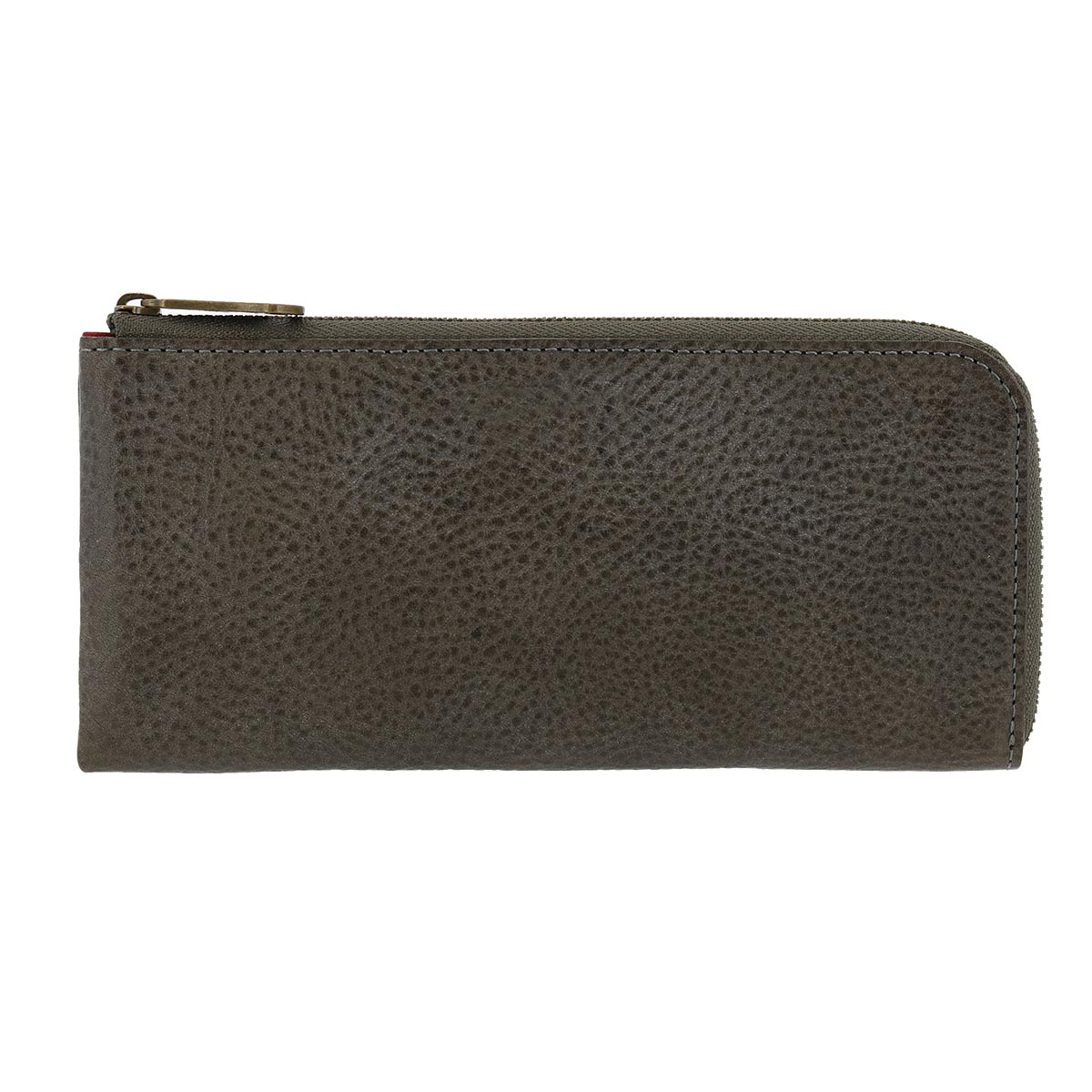 kissora キソラ 長財布 本革 KITL-089 ロロマ シュリンク L字ファスナー 財布 レザー 日本製 レディース グレー