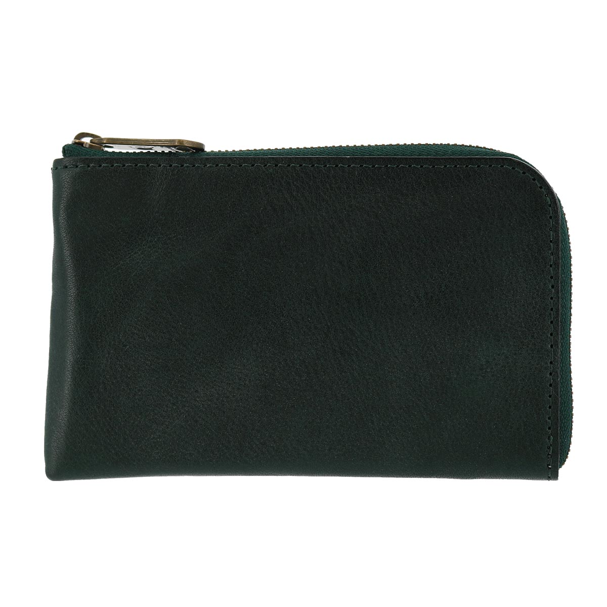 kissora キソラ 財布 本革 KITL-095 ロロマ シュリンク L字ファスナー レザー 日本製 レディース グリーン