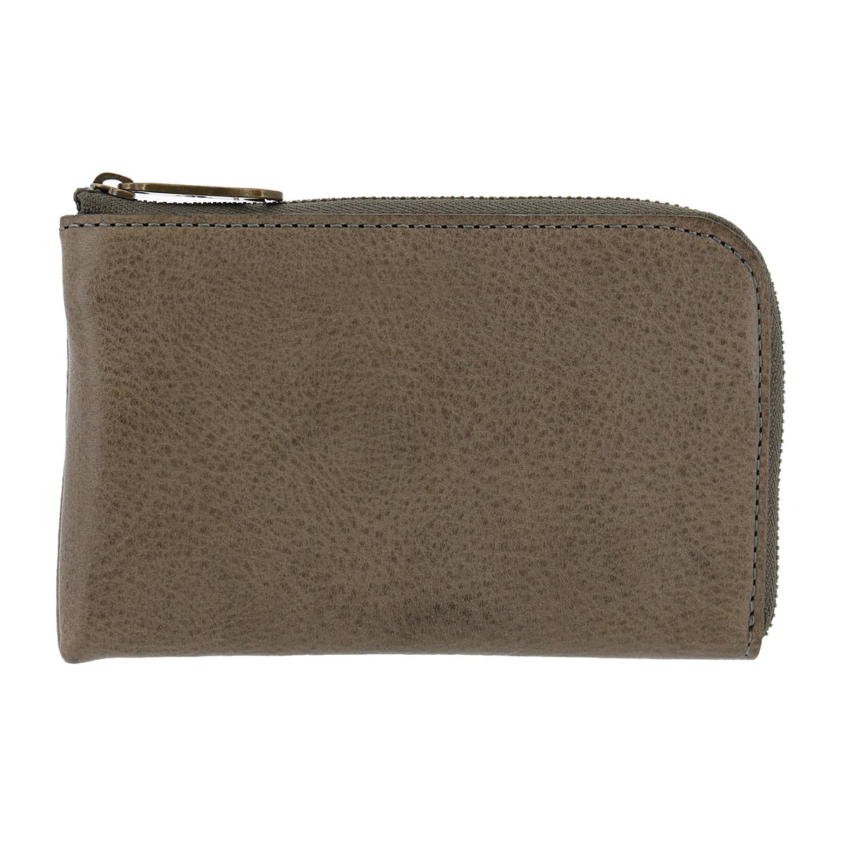 kissora キソラ 財布 本革 KITL-095 ロロマ シュリンク L字ファスナー レザー 日本製 レディース グレー