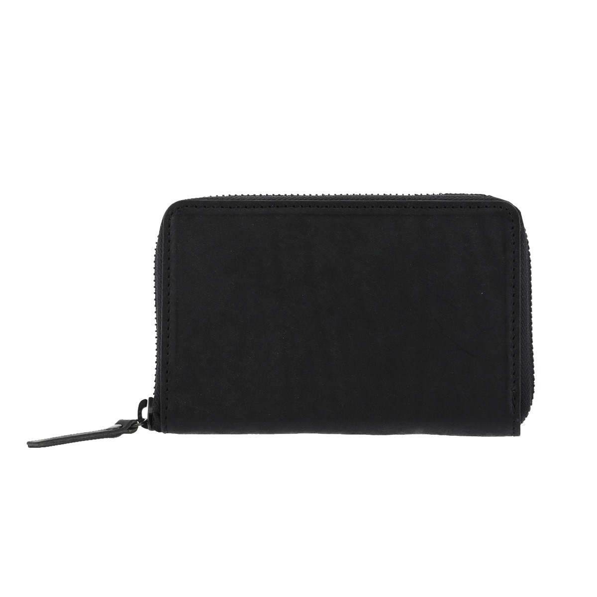 kissora キソラ 二つ折り財布 プエブロ ユニセックス KITM-021 日本製 ラウンドファスナー 牛革 ブラック