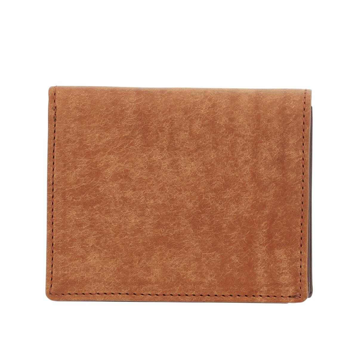 kissora キソラ 二つ折り財布 プエブロ ユニセックス KITM-027 札入れ BOX型小銭入れ ミニウォレット 牛革 日本製 キャメル