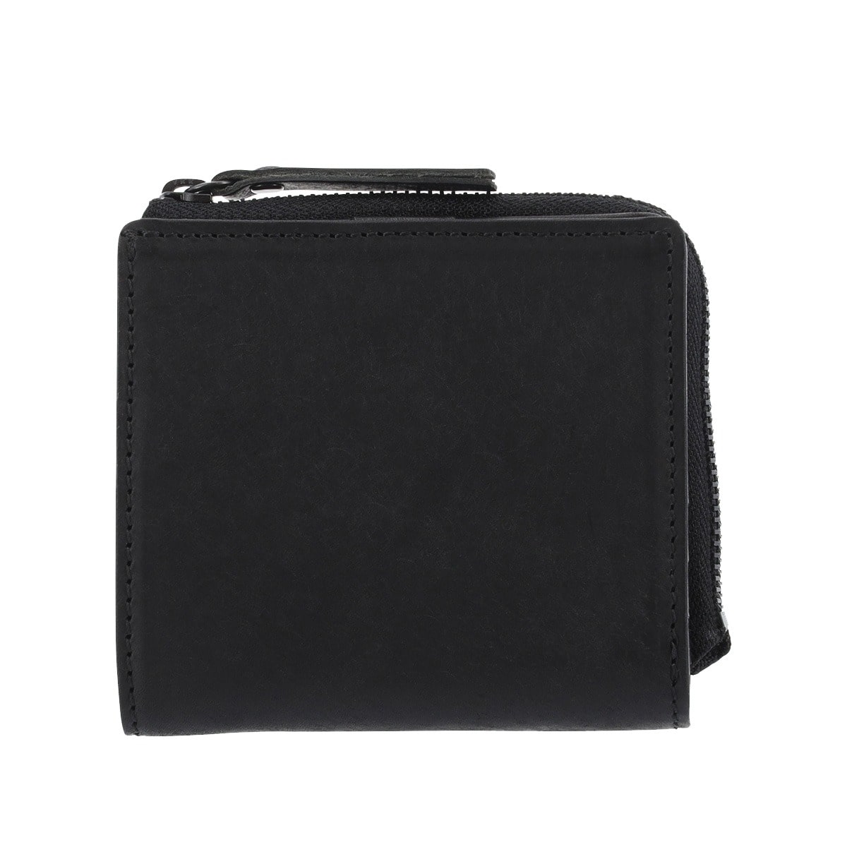 kissora キソラ 二つ折り財布 ブエプロ ユニセックス KITM-028 ミニウォレット 札入れ 小銭入れ 牛革 日本製 ブラック