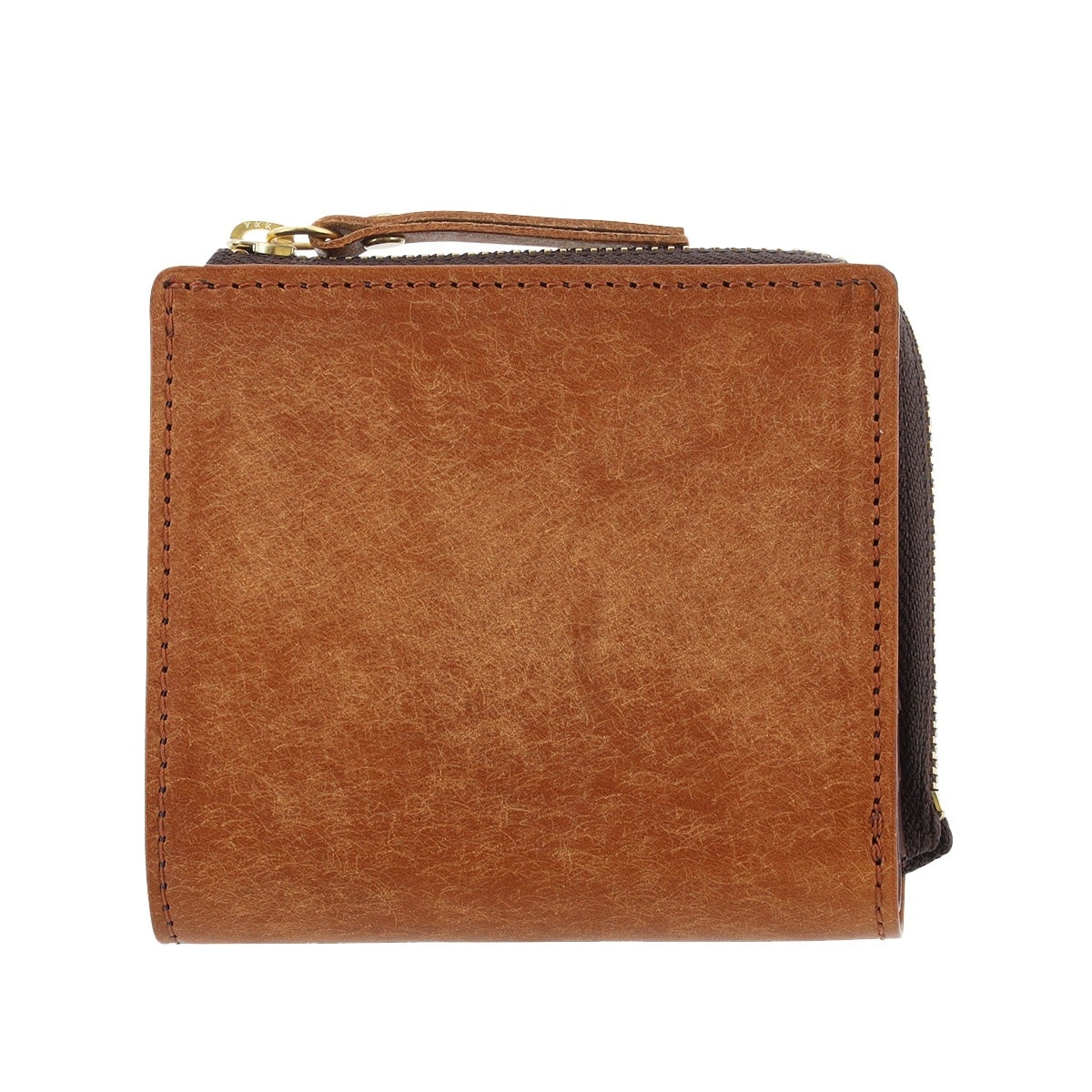 kissora キソラ 二つ折り財布 ブエプロ ユニセックス KITM-028 ミニウォレット 札入れ 小銭入れ 牛革 日本製 キャメル