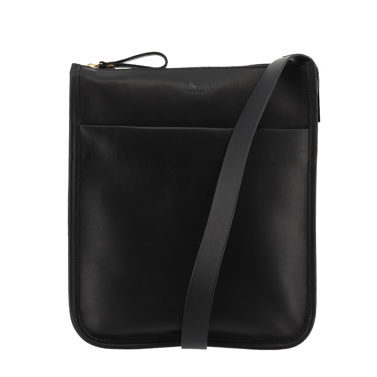 kissora キソラ ショルダーバッグ L 本革 ポメリ KITM-031 縦型 日本製 軽量 馬革 レザー ブラック