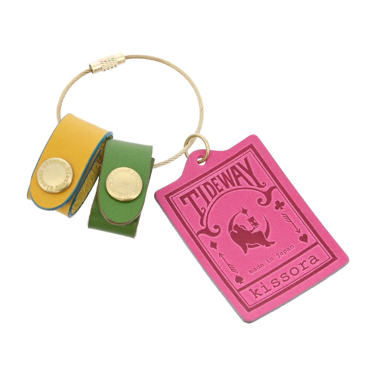 kissora キソラ コードクリップキーホルダー KITW-005 タイドウェイ ピンク