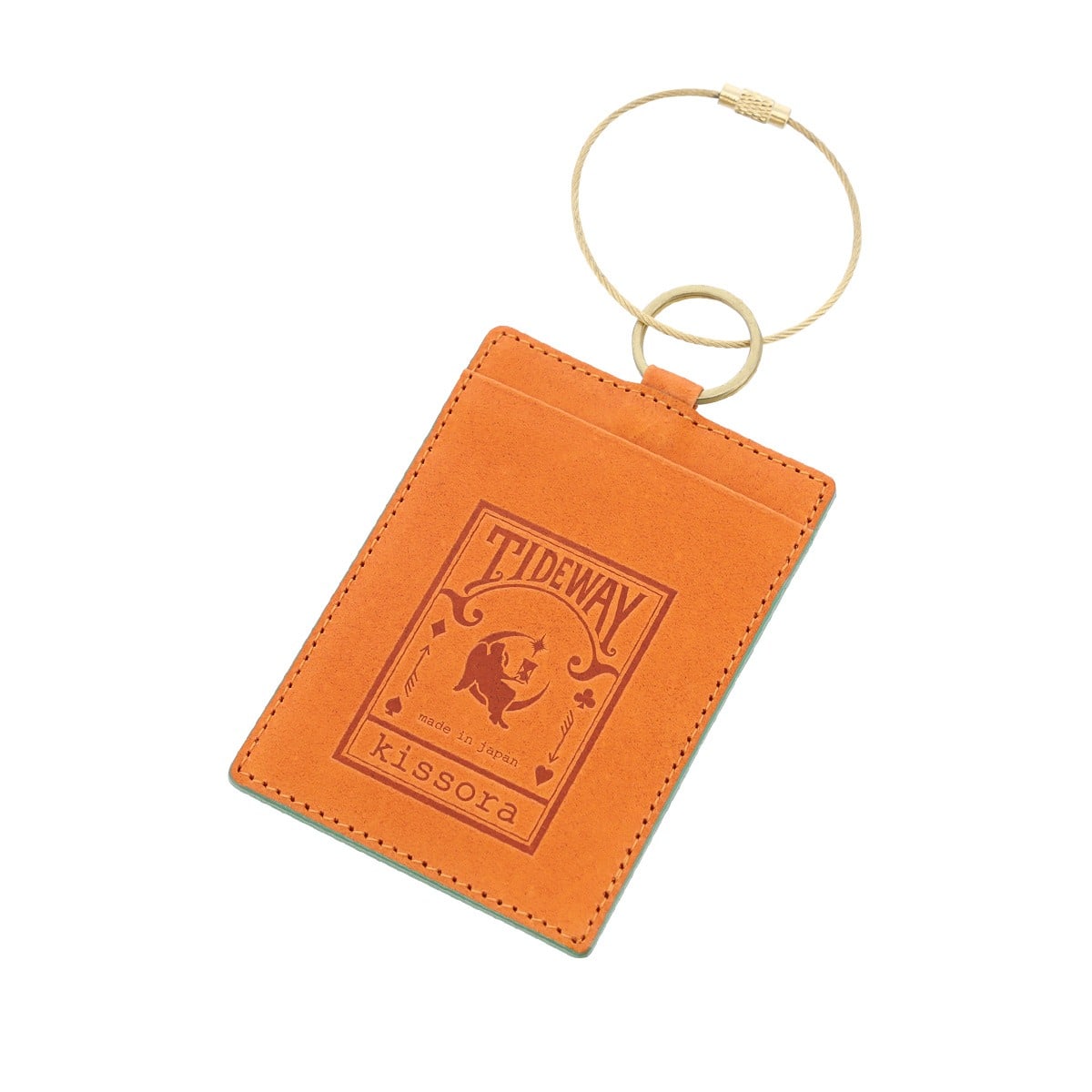 kissora キソラ ワイヤーパスケース KITW-006 タイドウェイ オレンジ