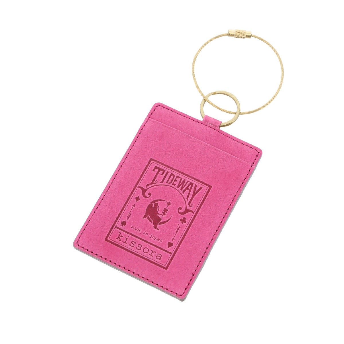 kissora キソラ ワイヤーパスケース KITW-006 タイドウェイ ピンク