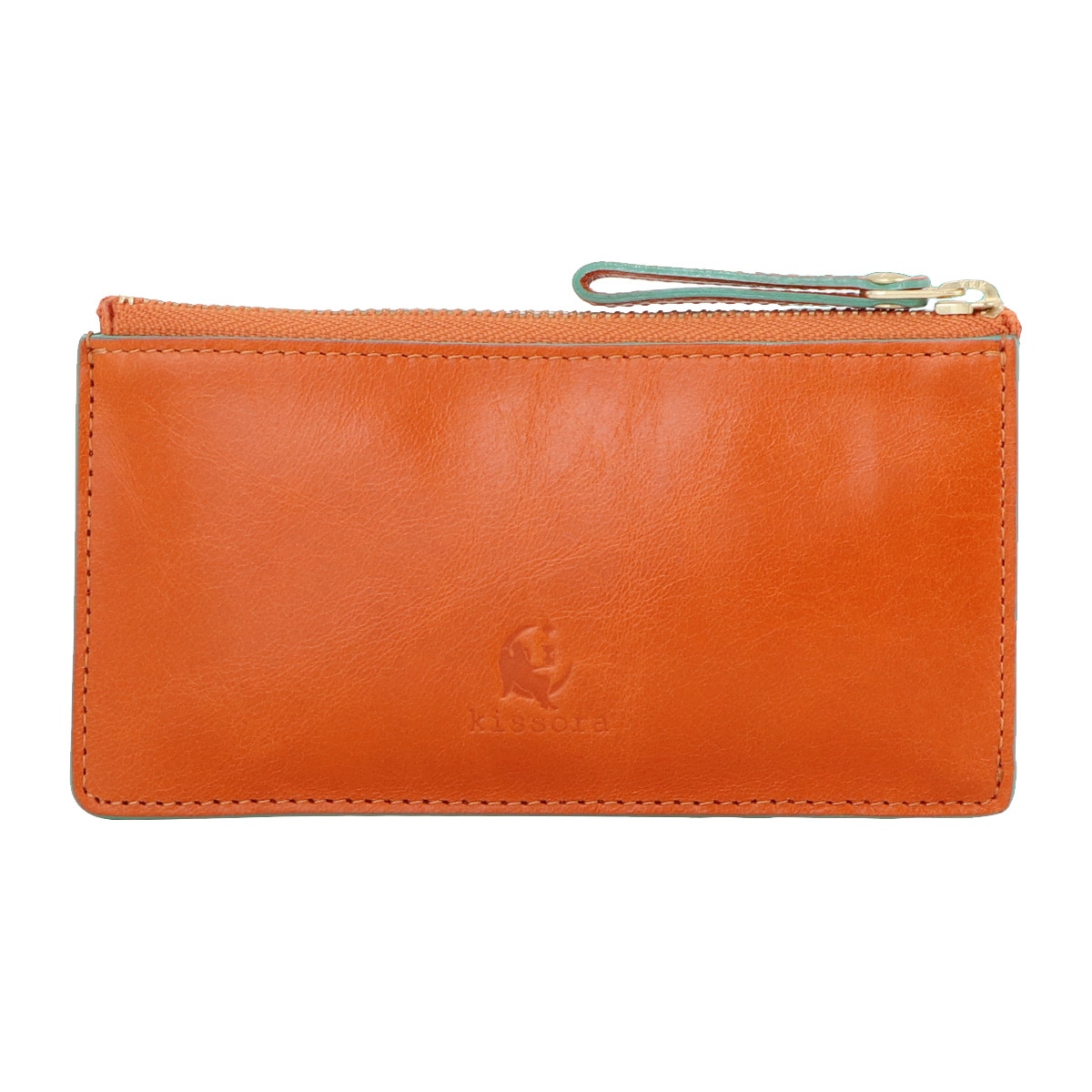kissora キソラ カードケース レディース KIVP-060 ATHENS フラグメントケース コインケース 小銭入れ 日本製 オレンジ