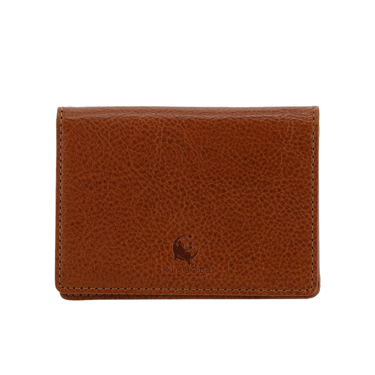 kissora キソラ カードケース HGナッパ 1 KIVP-215 名刺入れ 牛革 日本製 レザー キャメル