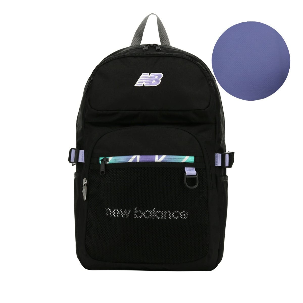 new balance ニューバランス リュック B4 リュックサック バックパック メンズ レディース LAB45694 通勤 通学 撥水 レジャー スポーツ 部活 パープル