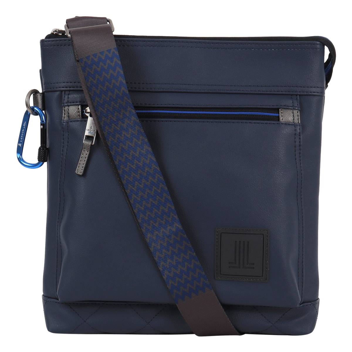 LANVIN en Bleu ランバンオンブルー ショルダーバッグ 縦型 お出掛け 旅行 ショッピング トラベル メンズ レディース 502112 クレンズ カジュアル 防汚 ネイビー 【07】ネイビー -