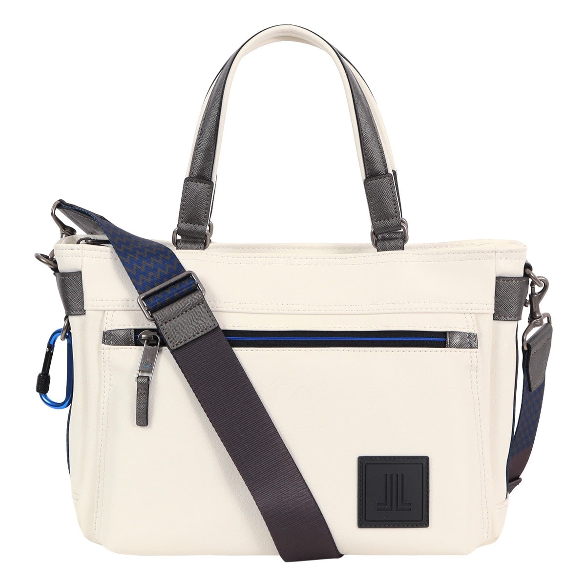 LANVIN en Bleu ランバンオンブルー トートバッグ ショルダーバッグ ハンドバッグ ドライビングトート お出掛け 旅行 メンズ レディース 502511 クレンズ カジュアル 防汚 ホワイト