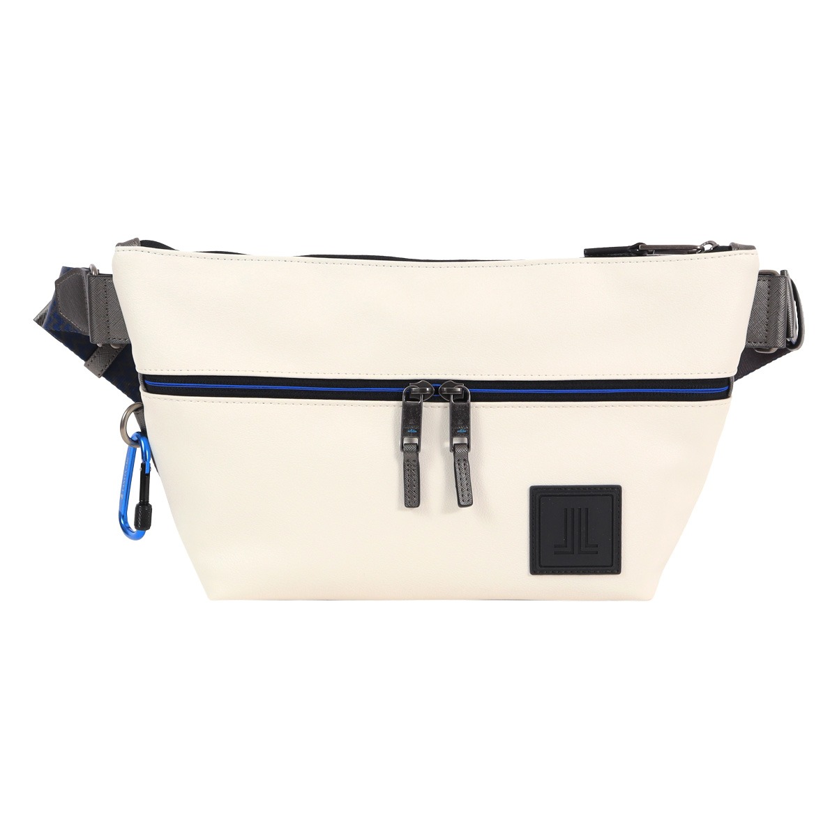 LANVIN en Bleu ランバンオンブルー ボディバッグ ショルダーバッグ ワンショルダー 横型 お出掛け 旅行 メンズ レディース 502911 クレンズ カジュアル 防汚 ホワイト