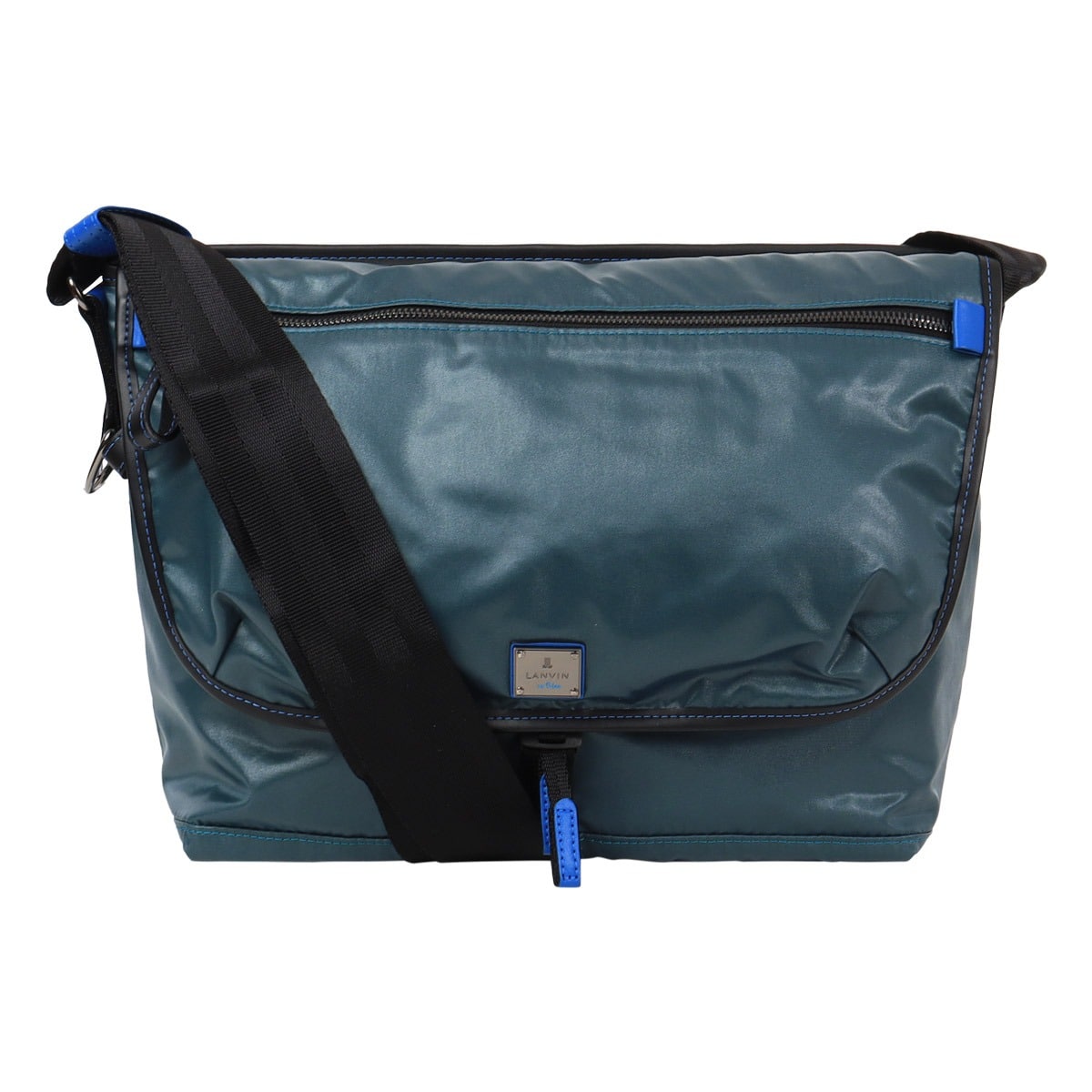 LANVIN en Bleu ランバンオンブルー ショルダーバッグ メッセンジャーバッグ 肩掛け 撥水 カジュアル 軽量 メンズ 503102 ヘザン お出掛け 旅行 ターコイズ