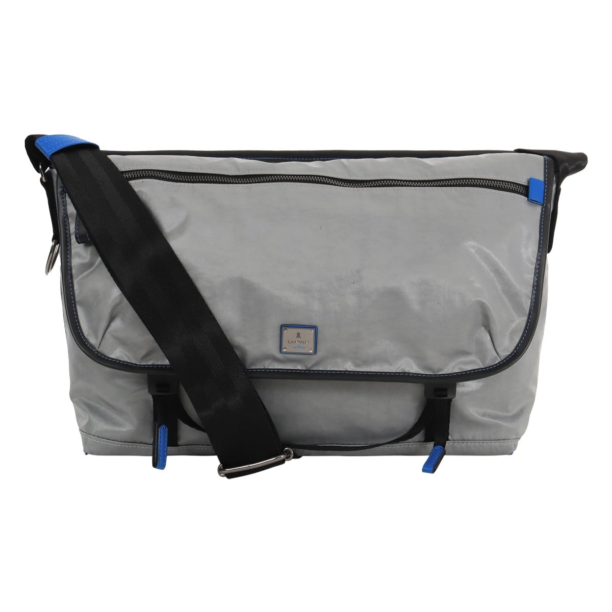 LANVIN en Bleu ランバンオンブルー ショルダーバッグ A4 メッセンジャーバッグ 肩掛け 撥水 カジュアル 軽量 メンズ 503103 ヘザン グレー 父の日