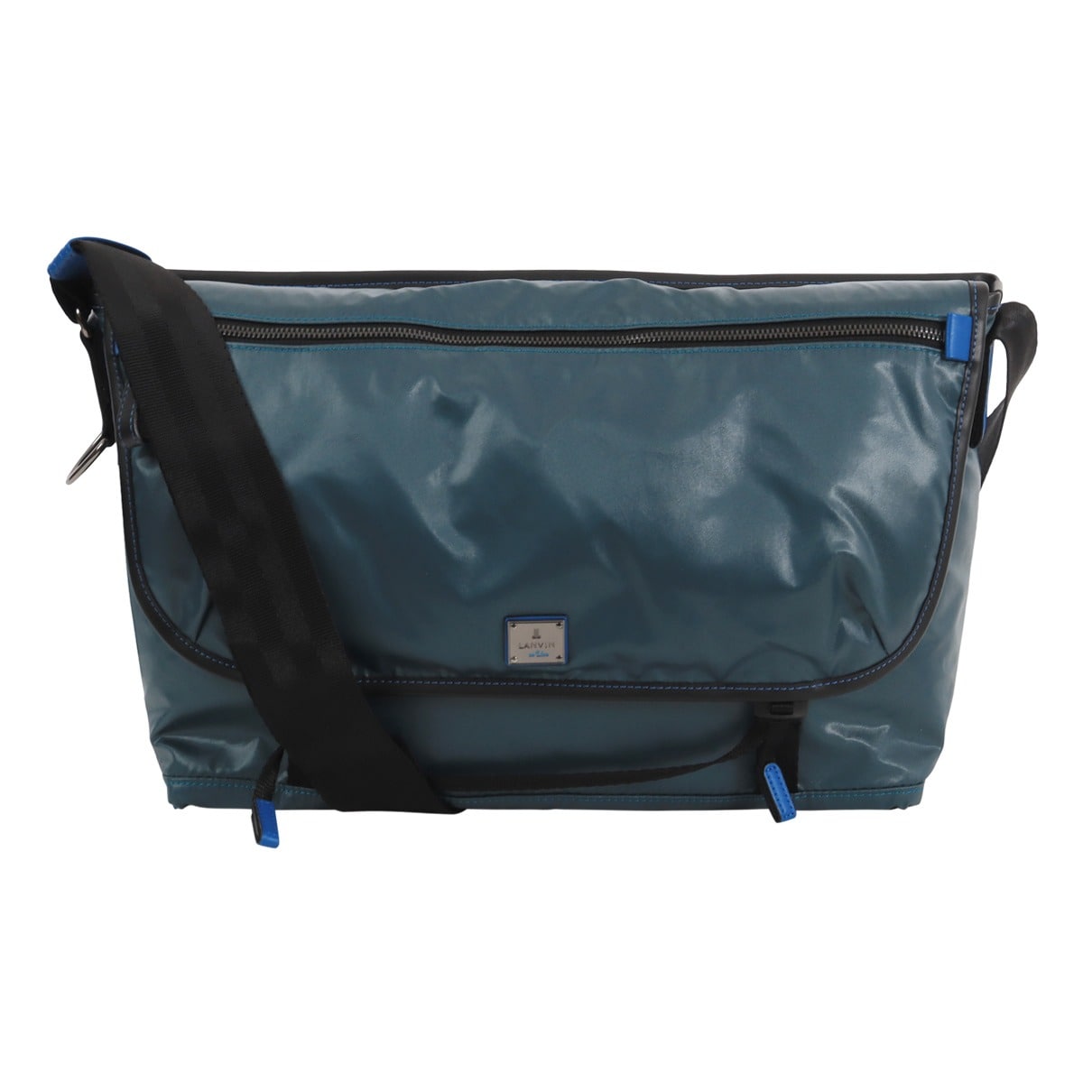 LANVIN en Bleu ランバンオンブルー ショルダーバッグ A4 メッセンジャーバッグ 肩掛け 撥水 カジュアル 軽量 メンズ 503103 ヘザン ターコイズ 父の日