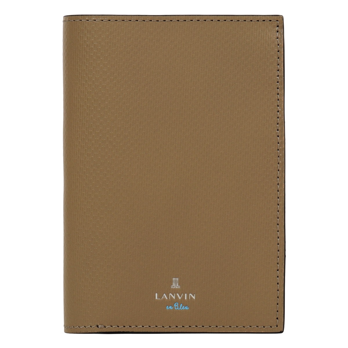 LANVIN en Bleu ランバンオンブルー 二つ折り財布 財布 二つ折り ミドルウォレット セミ長財布 ミドル財布 札入れ 小銭入れ付き メンズ 504615 ワグラムII カジュアル オフィス ビジネス 牛革 レザー 本革 トープ