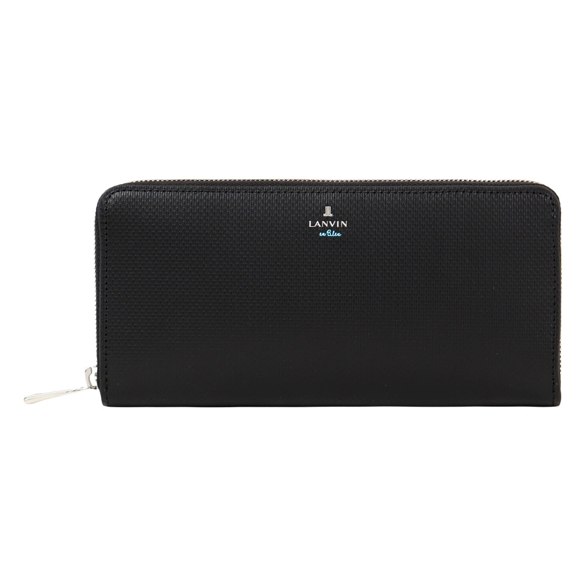 LANVIN en Bleu ランバンオンブルー ラウンドファスナー長財布 財布 長財布 ラウンドファスナー 小銭入れ付き 札入れ メンズ 504616 ワグラムII カジュアル オフィス ビジネス 牛革 レザー 本革 ブラック
