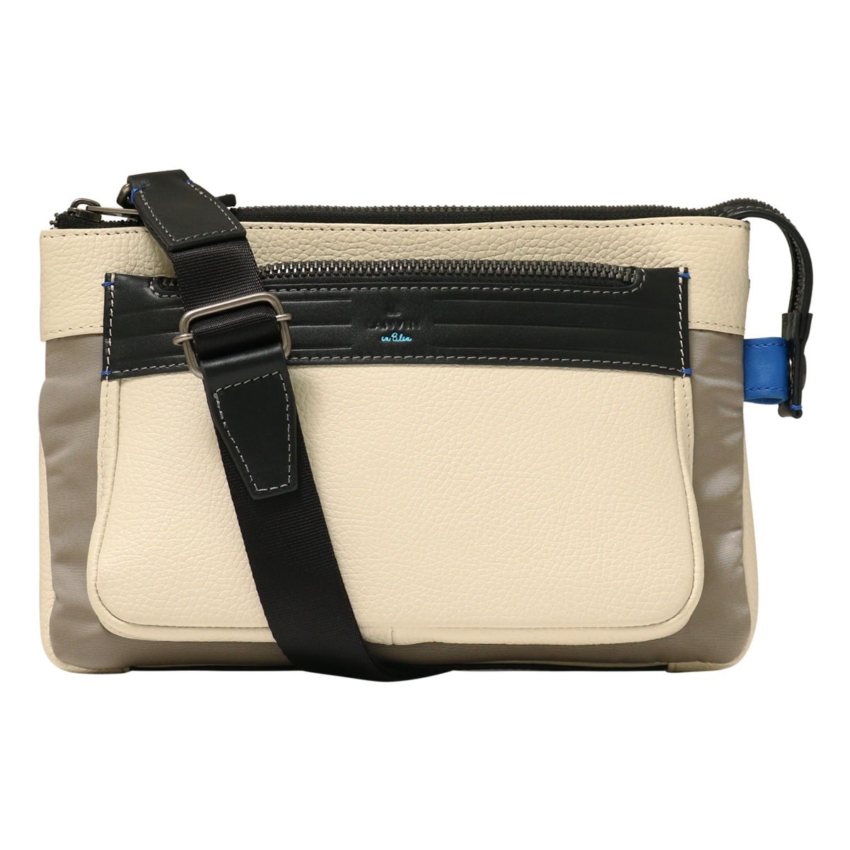 LANVIN en Bleu ランバンオンブルー ショルダーバッグ メンズ レイト 511101 クラッチバッグ ホワイト