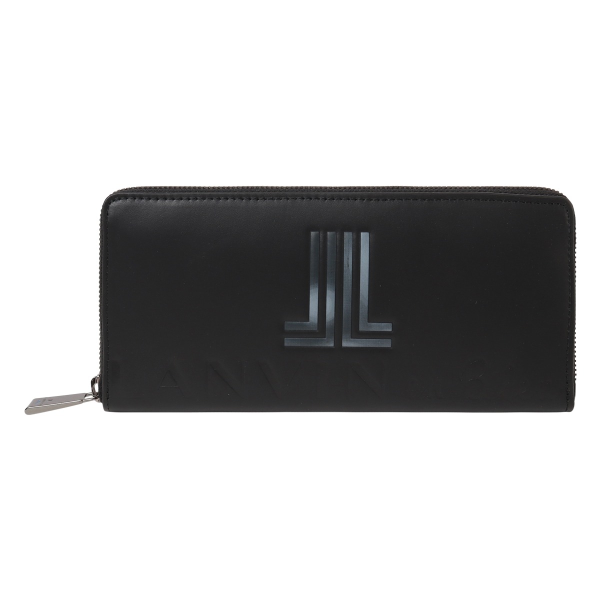 LANVIN en Bleu ランバンオンブルー 長財布 財布 ラウンドファスナー カード収納 セカンドウォレット メンズ 515604 スウィッシュ 牛革 本革 レザー ブラック