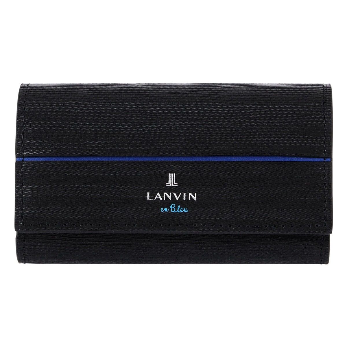 LANVIN en Bleu ランバンオンブルー キーケース ロージュ 516602 カードケース ささマチ 型押し牛革 メンズ ブルー