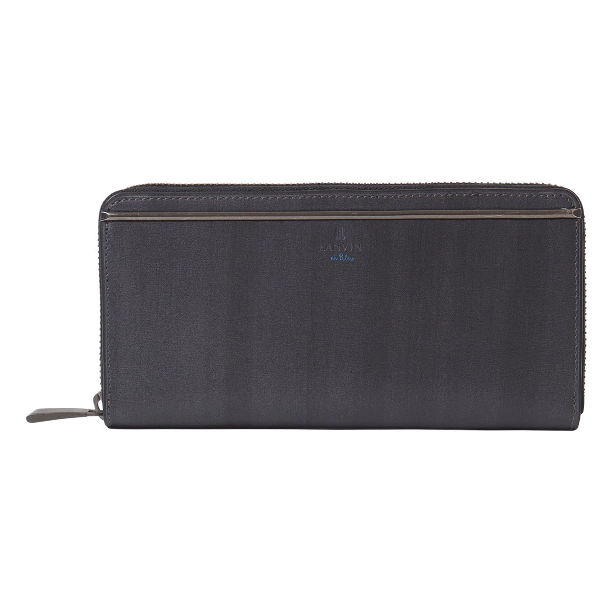 LANVIN en Bleu ランバンオンブルー ラウンドファスナー長財布 財布 長財布 ラウンドファスナー 小銭入れ付き 札入れ メンズ 518615 レノア カジュアル 牛革 本革 レザー ブラック