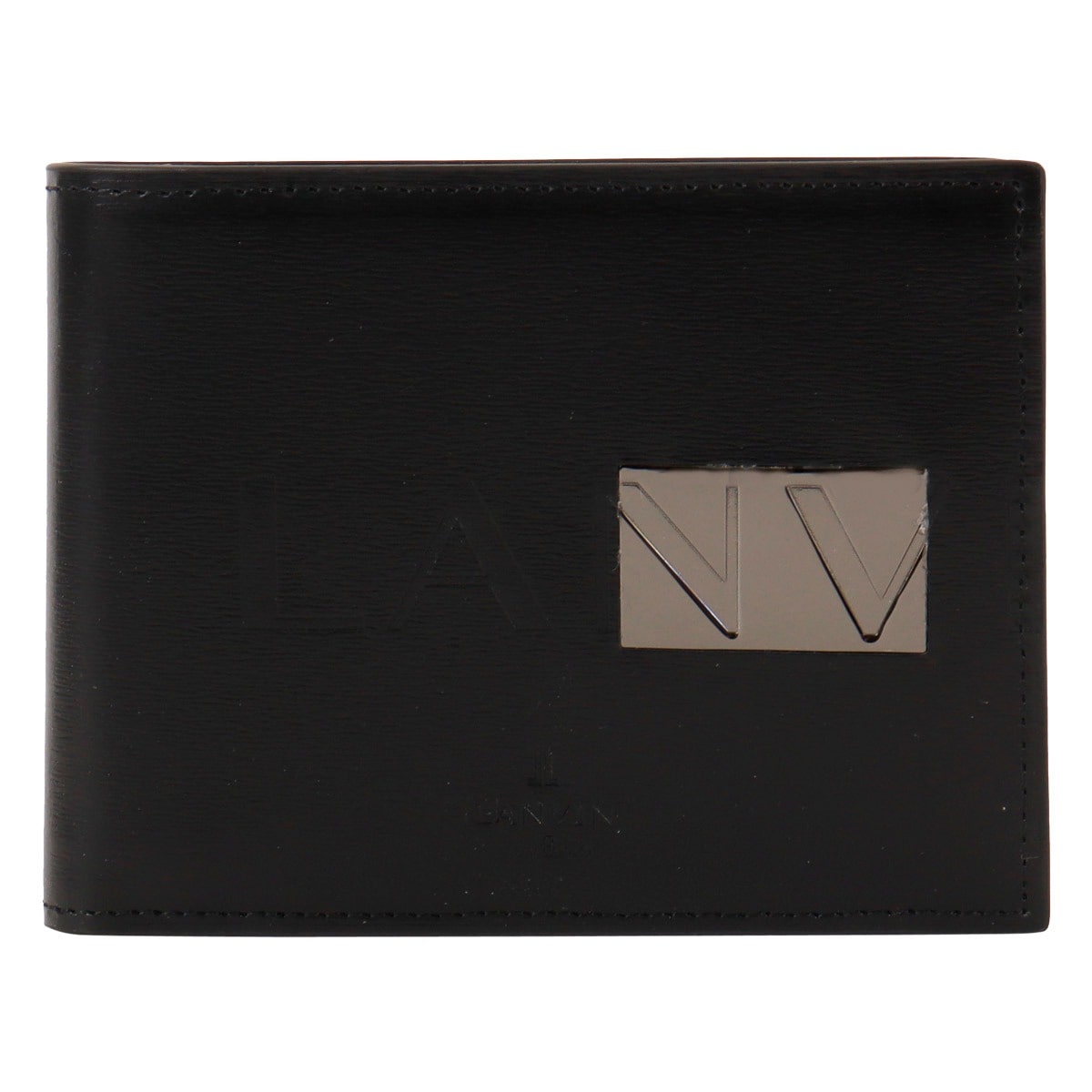 LANVIN en Bleu ランバンオンブルー 二つ折り財布 財布 二つ折り 小銭入れ付き メンズ 519603 ディアブロ 牛革 本革 レザー ブラック