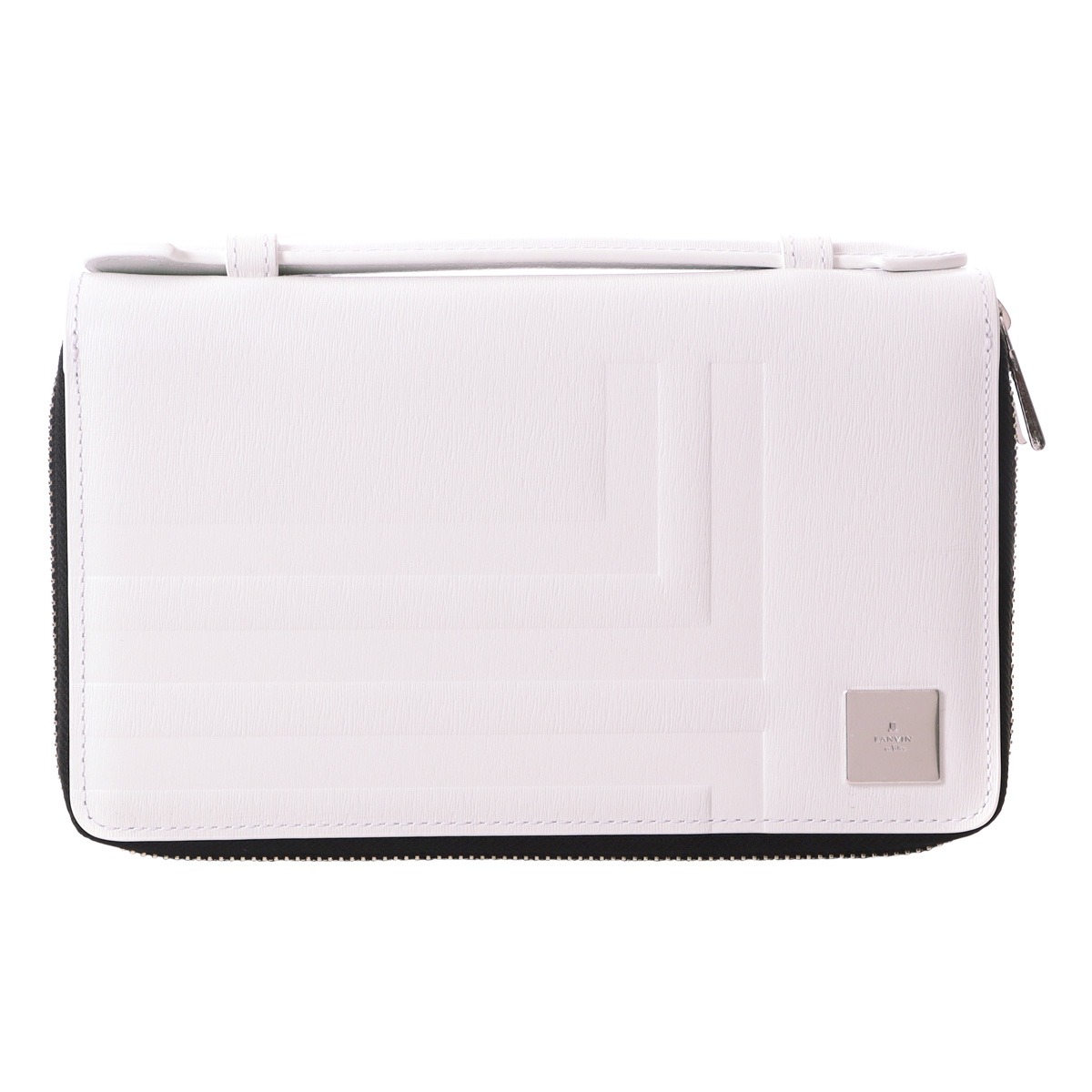 LANVIN en Bleu ランバンオンブルー セカンドバッグ 本革 メンズ フィズ 521221 ホワイト