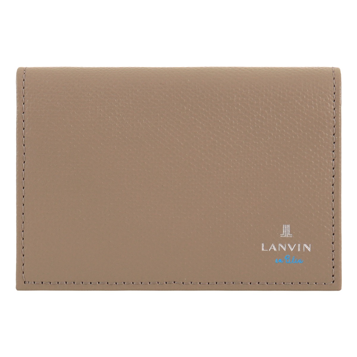 LANVIN en Bleu ランバンオンブルー 名刺入れ カードケース カード入れ ささマチ カード収納 カジュアル くすみカラー 524601 デクスター 牛革 本革 レザー トープ