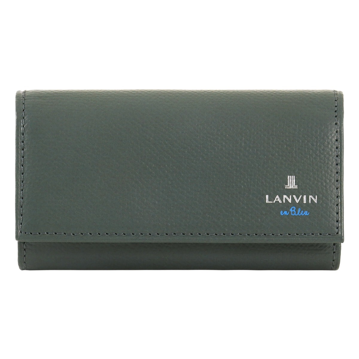 LANVIN en Bleu ランバンオンブルー キーケース 鍵 鍵入れ 4連 カジュアル くすみカラー 524602 デクスター 牛革 本革 レザー グリーン