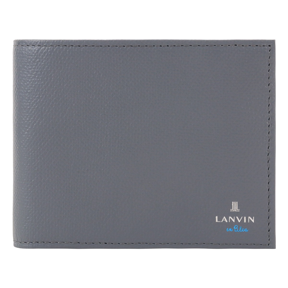 LANVIN en Bleu ランバンオンブルー 二つ折り財布 財布 二つ折り ミニ財布 コンパクト 小銭入れ付き カジュアル くすみカラー 524605 デクスター 牛革 本革 レザー ブルー