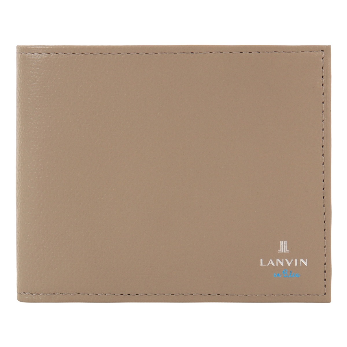 LANVIN en Bleu ランバンオンブルー 二つ折り財布 財布 二つ折り ミニ財布 コンパクト 小銭入れ付き カジュアル くすみカラー 524605 デクスター 牛革 本革 レザー トープ