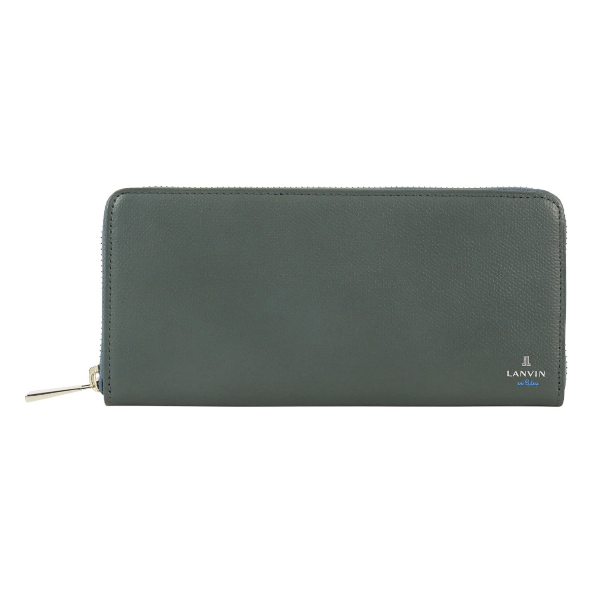LANVIN en Bleu ランバンオンブルー ラウンドファスナー長財布 財布 ラウンドファスナー カード収納 カジュアル くすみカラー 524607 デクスター 牛革 本革 レザー グリーン