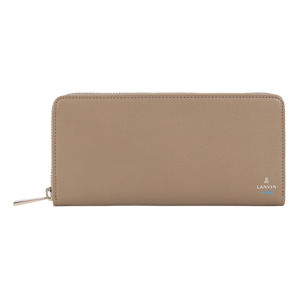 LANVIN en Bleu ランバンオンブルー ラウンドファスナー長財布 財布 ラウンドファスナー カード収納 カジュアル くすみカラー 524607 デクスター 牛革 本革 レザー トープ