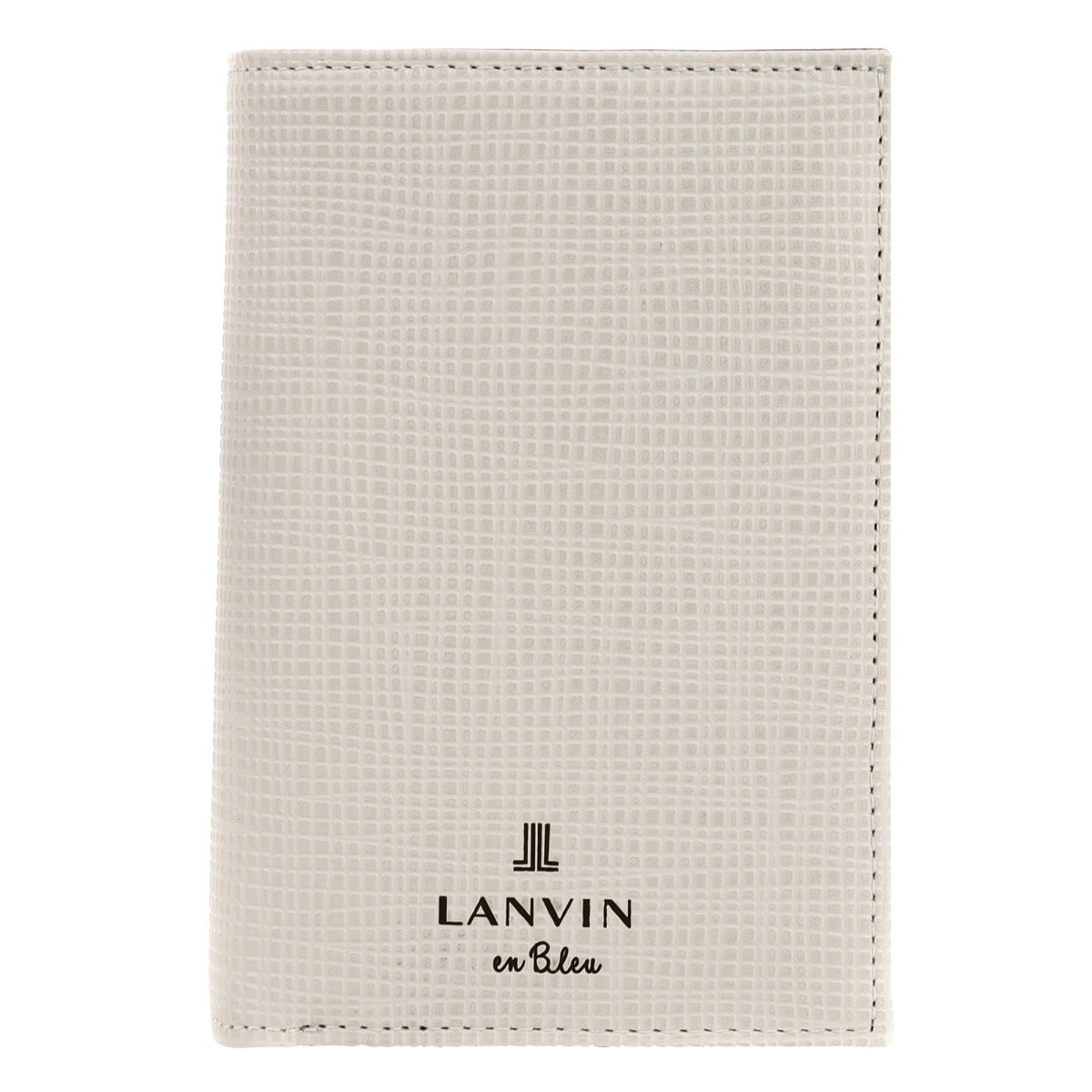LANVIN en Bleu ランバンオンブルー 財布 二つ折り ミドルウォレット 二つ折り財布 本革 ゼブダ 529615 メンズ レザー 牛革 ホワイト