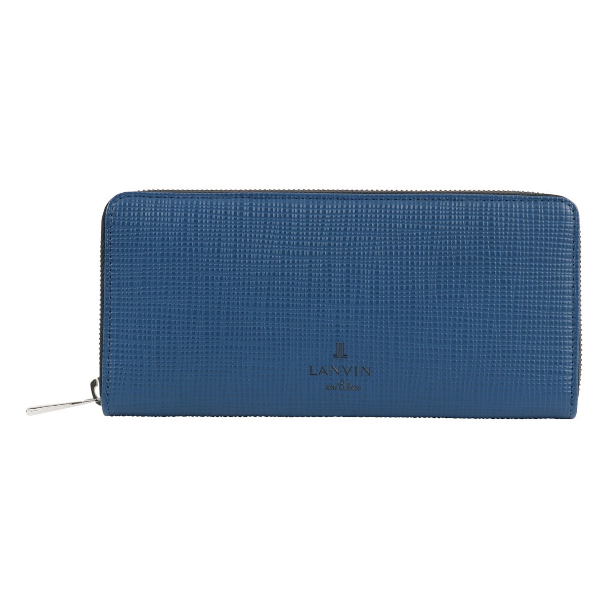 LANVIN en Bleu ランバンオンブルー 長財布 ラウンドファスナー 本革 ゼブダ 529617 メンズ サイフ 札入れ レザー 牛革 ブルー